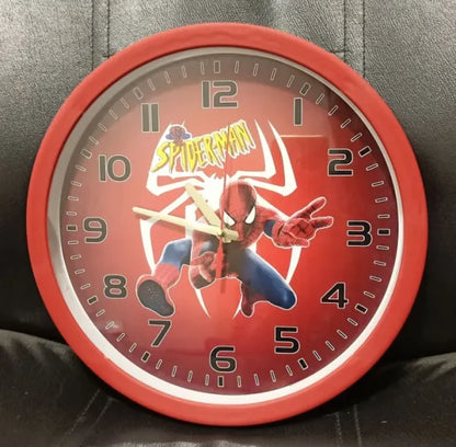 Spider-man Cartoon Wall Clock For Kids - H&A Accessorize