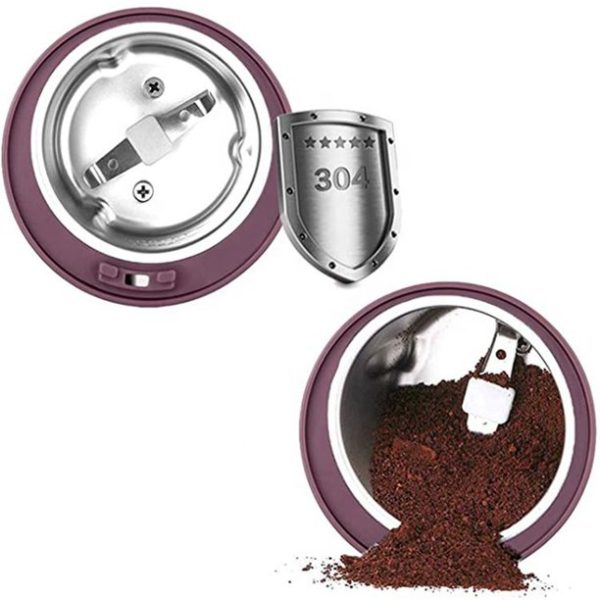 Mini Electric Coffee Grinder Powerful Cafe Grass Nut Herbs Grain Pepper Spices Flour Mill Coffee Beans Grinder - H&A Accessorize