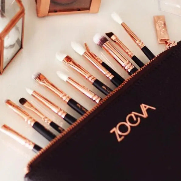 Zoeva 15 Piece Makeup Brushes With Pouch - H&A Accessorize
