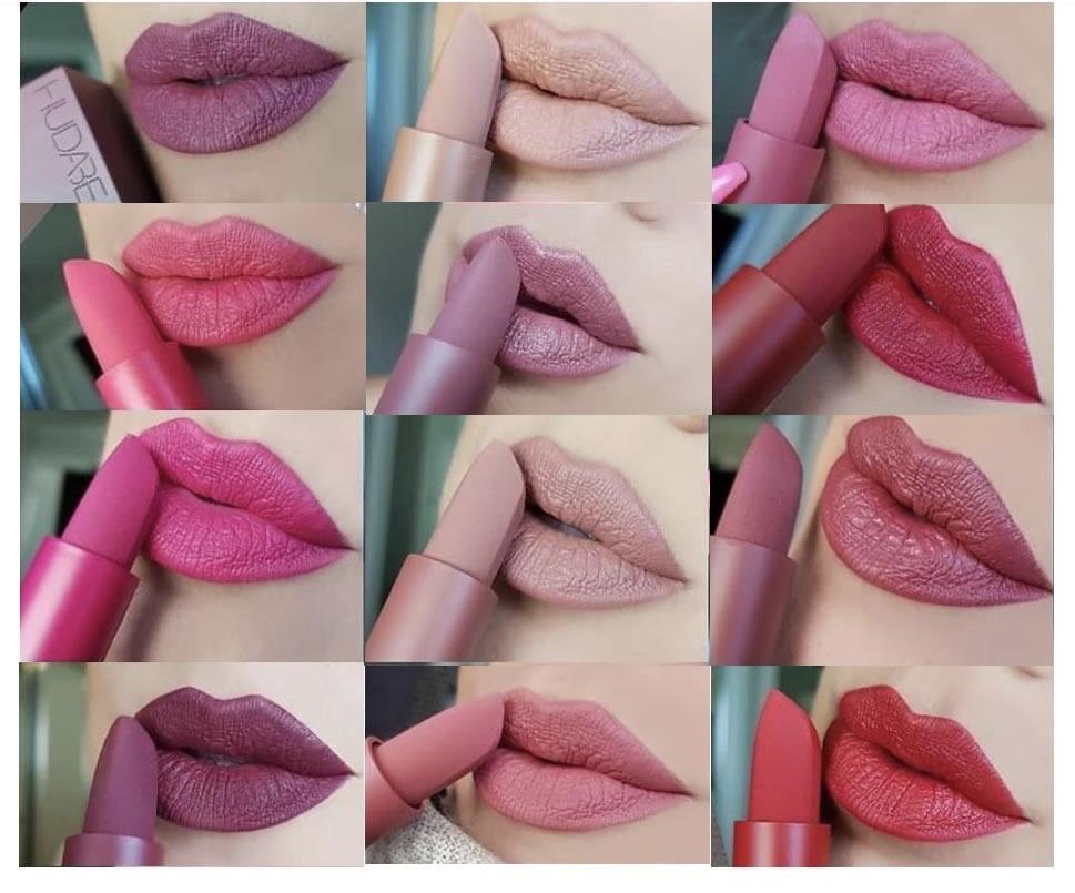 Huda Beauty Bullet Matte Lipstick Pack of 12 Set - H&A Accessorize