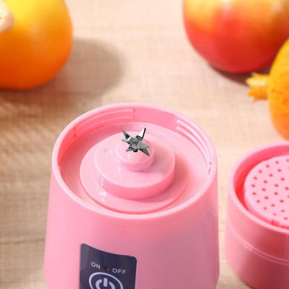 6 Blades USB Charger Portable Juice Blender Mixer Fruit Electric Smoothie Maker - H&A Accessorize