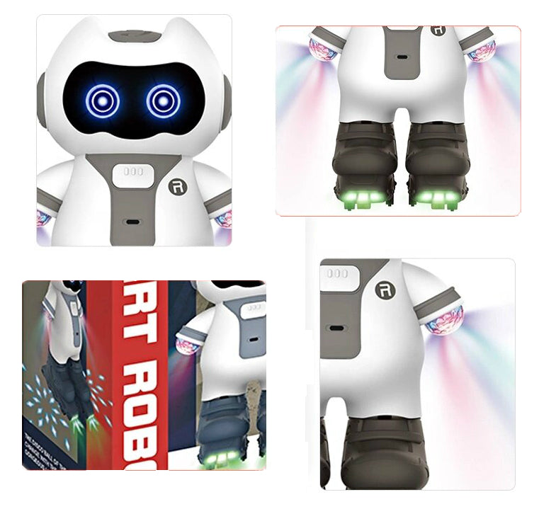 Dancing Smart Robot With Sound & Light Kids Fun Play Toy - H&A Accessorize